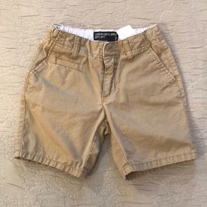 Light khaki shorts size 4